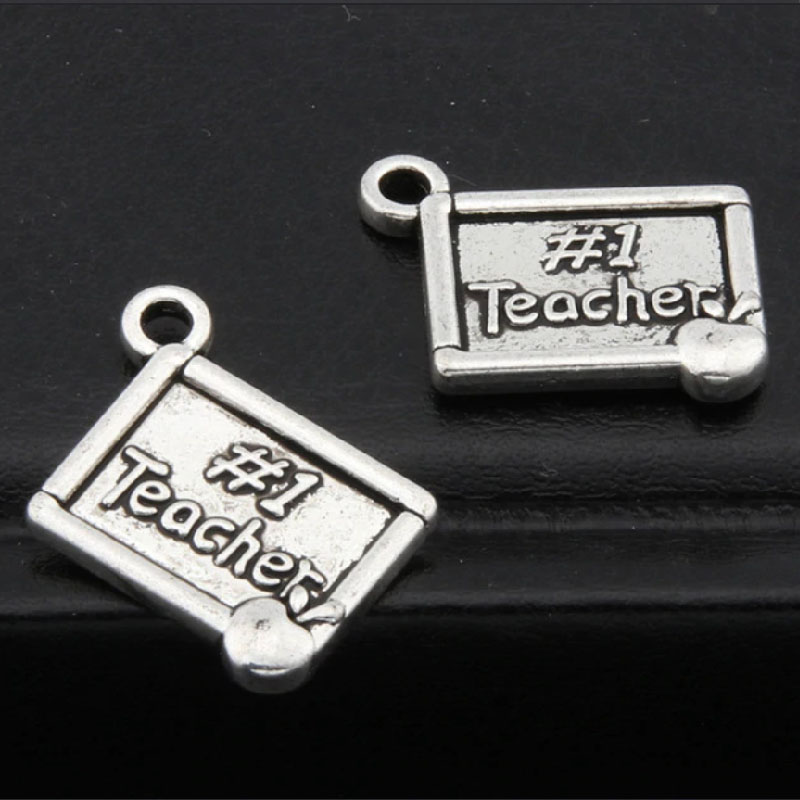 Legjobb tanár (Teacher #1) charm